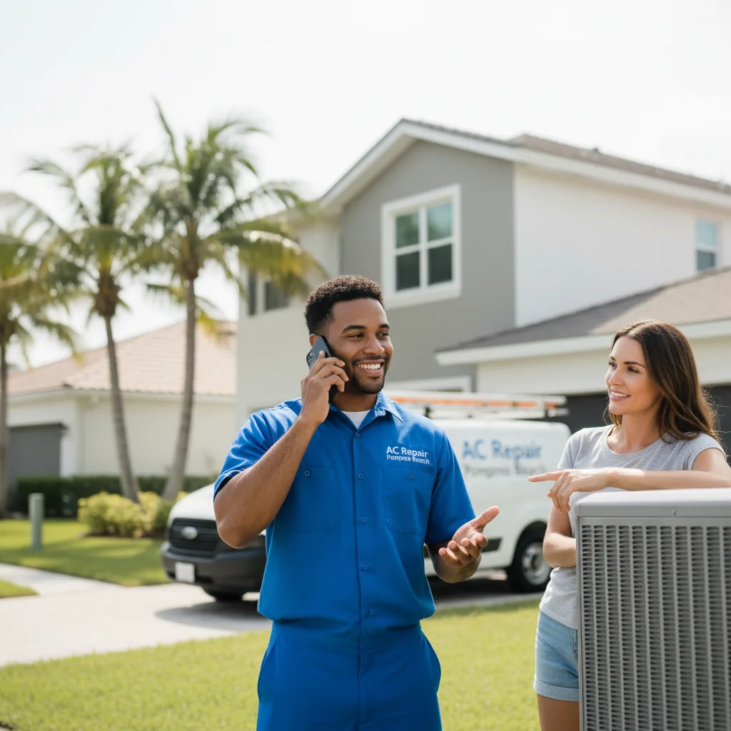AC Repair Pompano Beach customer support in Brooklyn